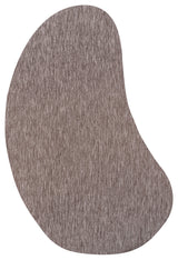 Evan Modern Rustic Organic Curve Indoor/Outdoor Shaped Area Rug