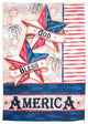 Flag God Bless America Stars 13x18