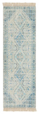 Surya Zainab ZAI-2314 2'6"x8' Rug, Sky Blue/Navy/Sage/Lime/Dark Green/White