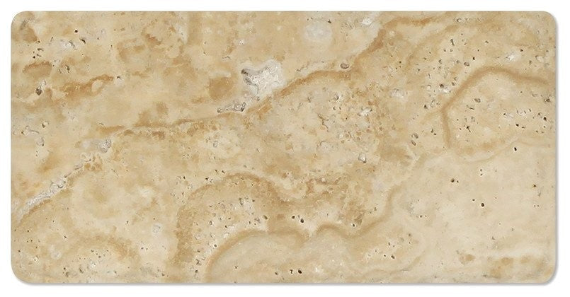 3 X 6 Philadelphia Travertine Tumbled Subway Brick Field Tile