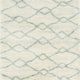 5'X8' Ivory Grey Machine Woven Chain Link Indoor Area Rug