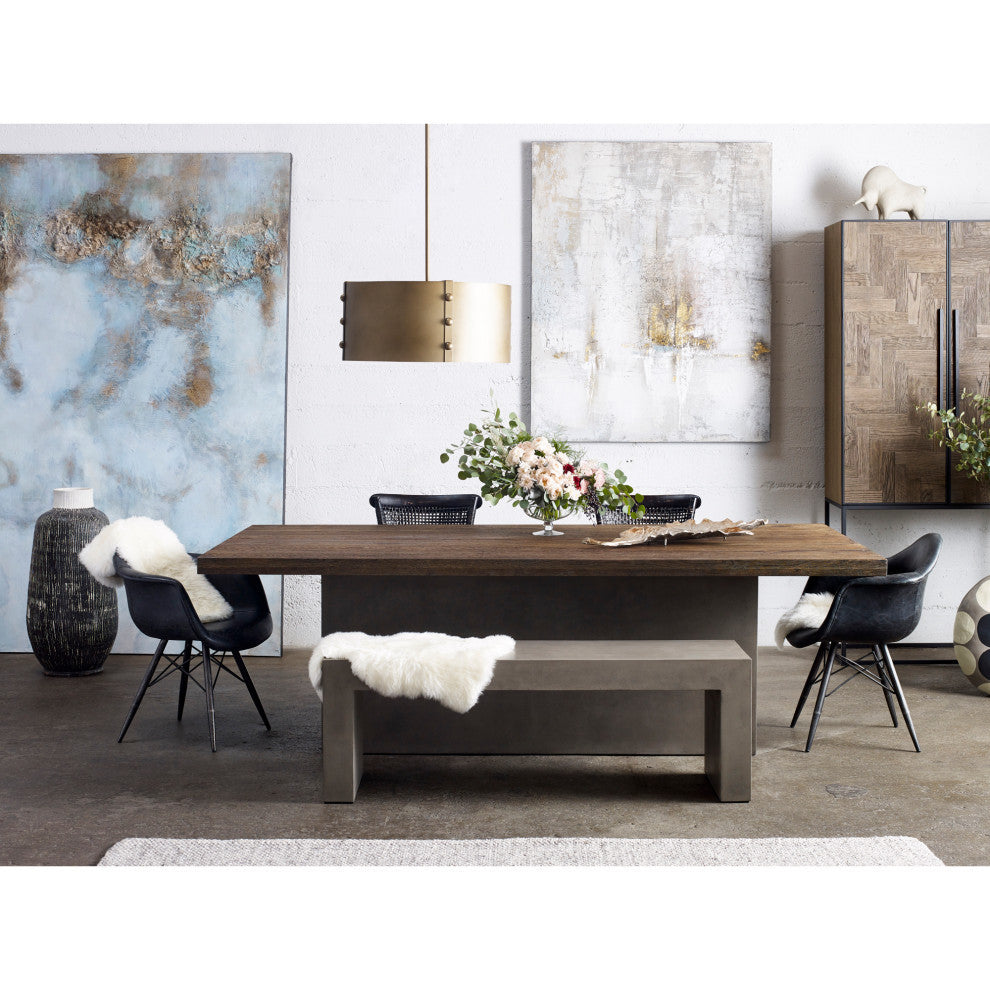 Lazarus Outdoor Bench Grey