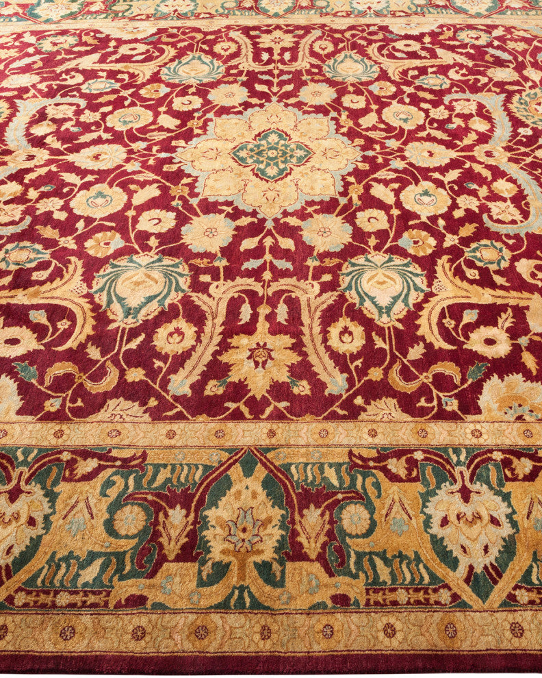 Mogul, One-of-a-Kind Hand-Knotted Area Rug Red, 8'2"x9'10"