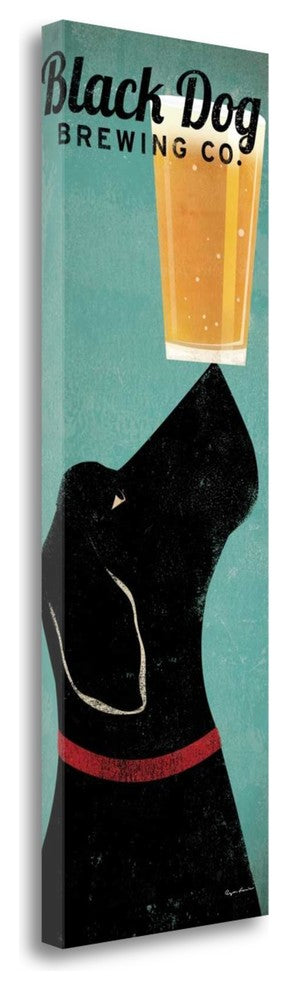 "Black Dog Brewing Co." By Ryan Fowler, Giclee Print on Gallery Wrap Canvas