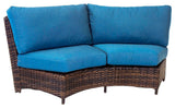 St. Tropez Curved Loveseat, Sand