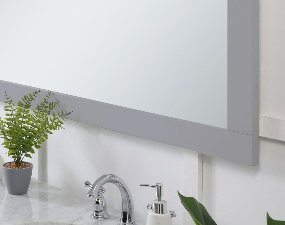 Anderson Rectangle Vanity Mirror 72", Gray