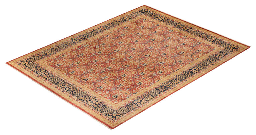 Mogul, One-of-a-Kind Hand-Knotted Area Rug Orange, 9' 2" x 12' 0"