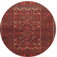 Ahgly Company Indoor Round Traditional Area Rugs, 4' Round
