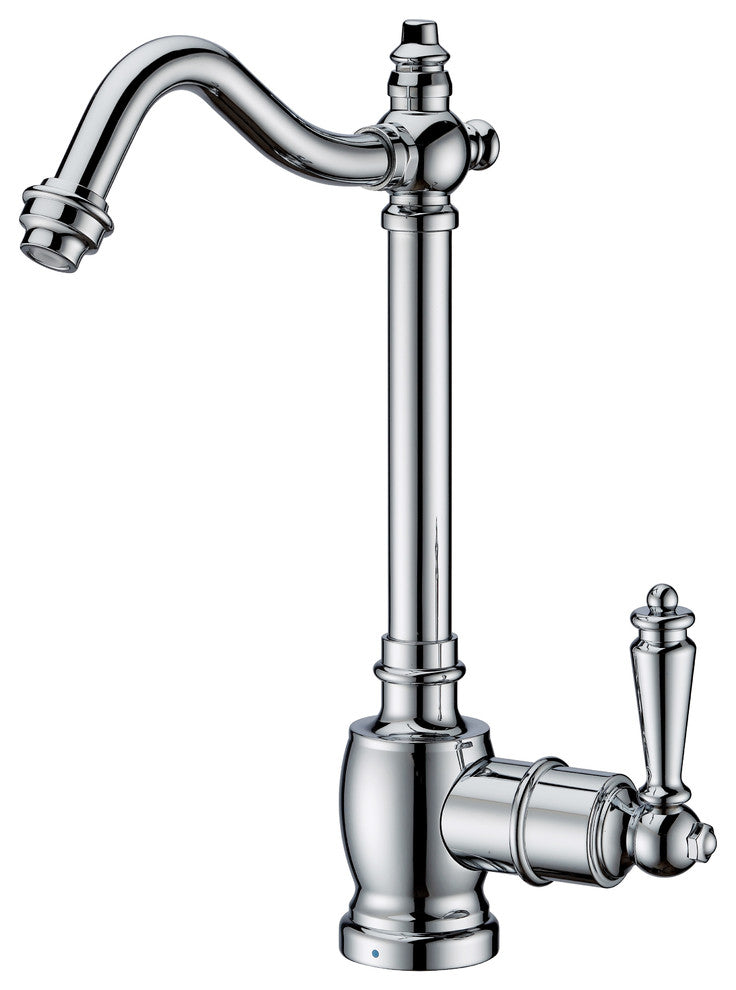Point of Use Cold Water Drinking Faucet with Traditional Swivel Spout