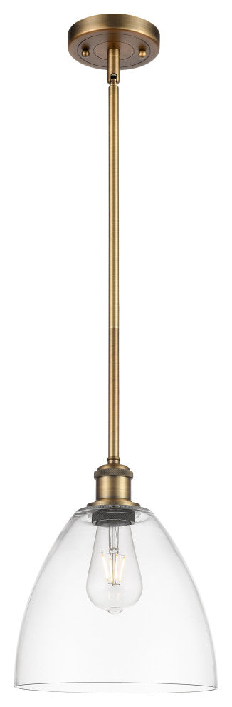 Innovations 516-1S-BB-GBD-92 1 Light Mini Pendant, Brushed Brass