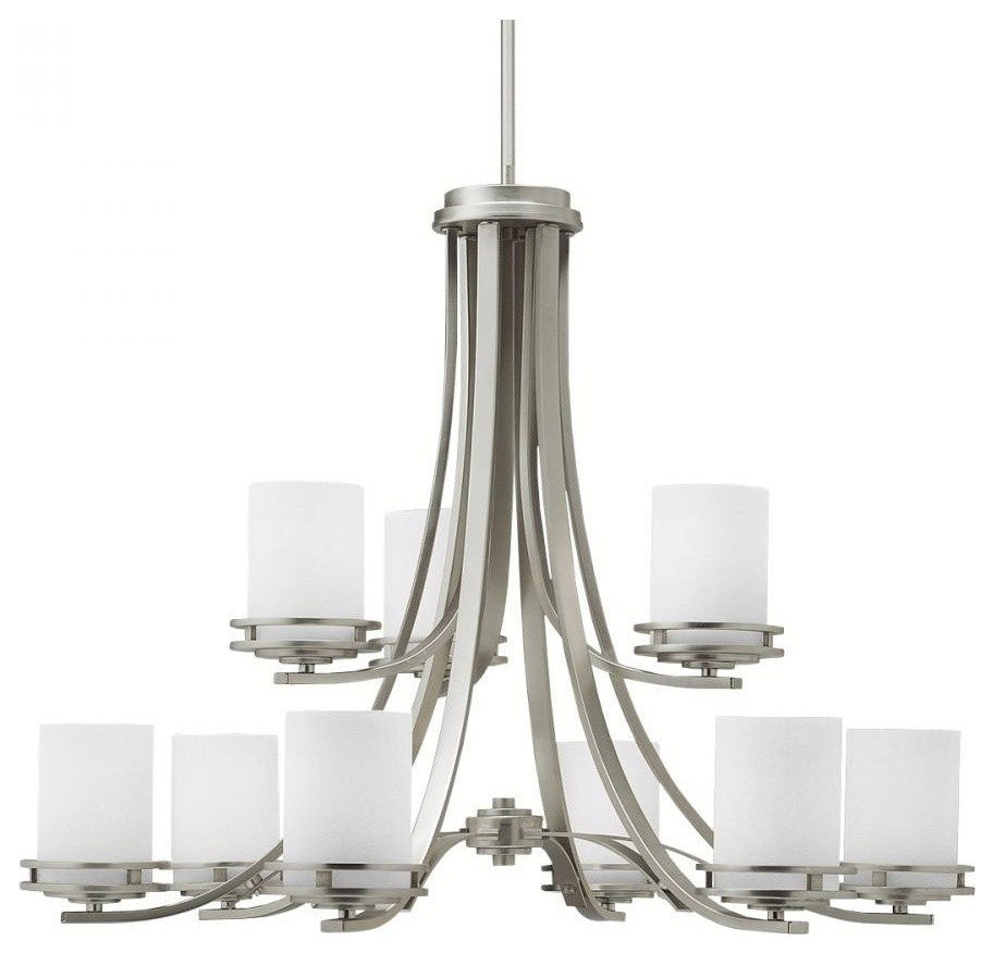 Kichler Hendrik 9-Light Brushed Nickel Up Chandelier