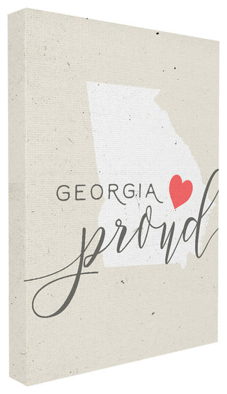 Georgia Proud, 24x30, Stretched Canvas Wall Art