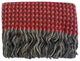 Kauri Wool Throw Blanket, Red