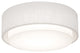 Sanibel 16'' Flush Mount, Linen White Shade