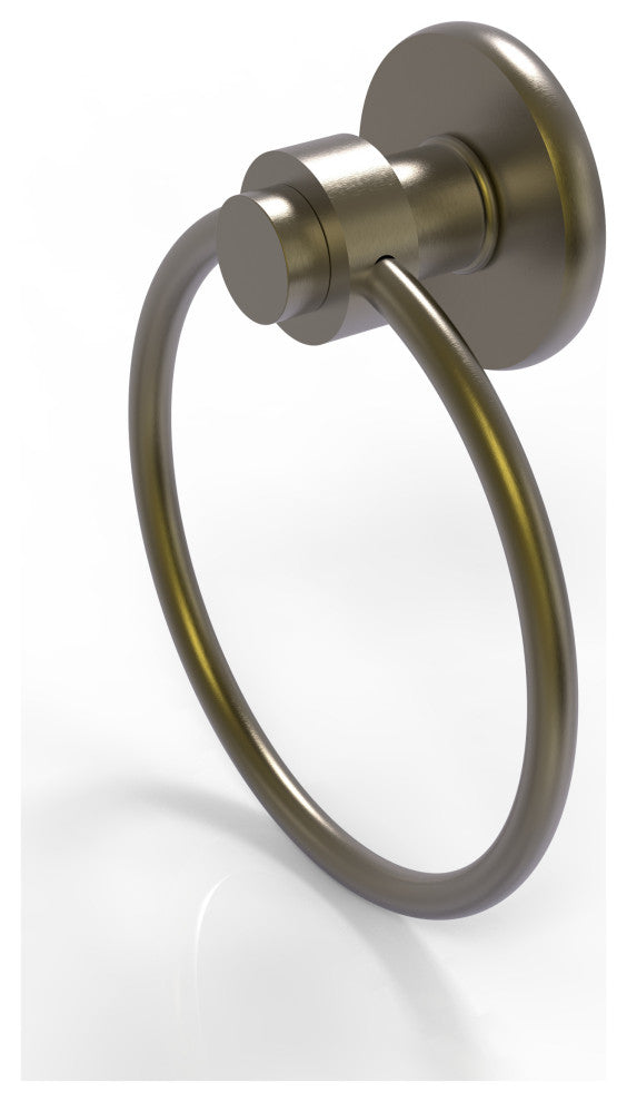 Mercury Towel Ring, Antique Brass