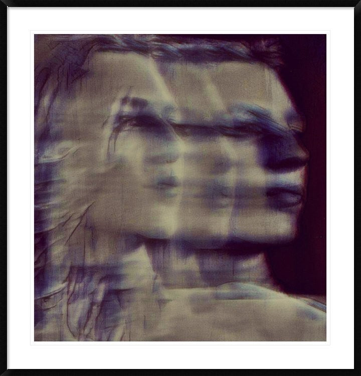 "A Quiet Darkness (shadows)" Framed Digital Print by Dalibor Davidovic, 42x44"