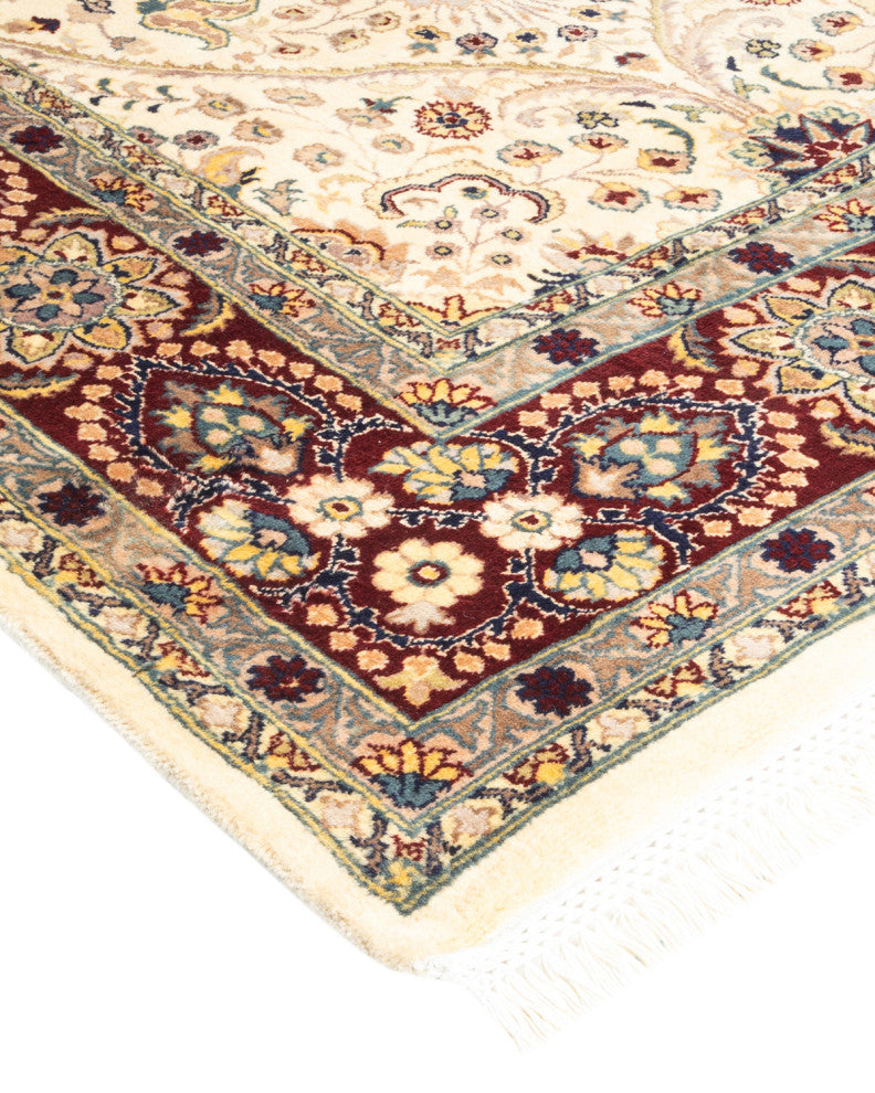 Yedashe One-of-a-Kind Hand-Knotted Area Rug Ivory, 6'2"x9'6"