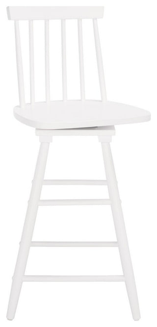 Safavieh Quai Swivel Counter Stool, White