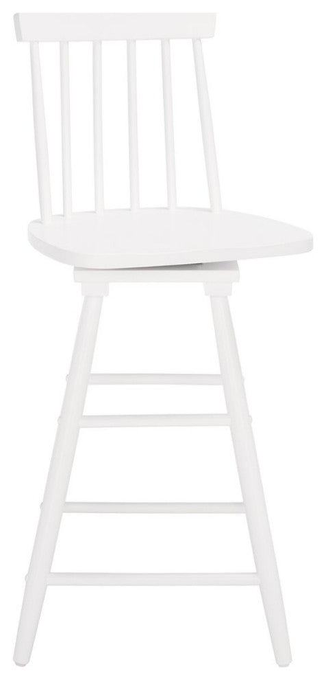 Safavieh Quai Swivel Counter Stool, White