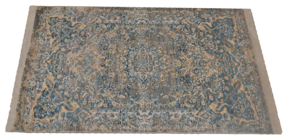 Machine Made Polyester Durable Indoor Outdoor Washable Oriental Pattern Footmat
