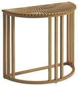Demilune End Table