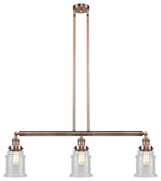 Innovations Lighting 213-Ac-S-G184-Led 3 Light Dimmable Led Island Light