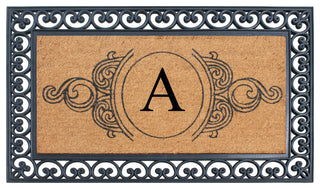 A1HC Heavy Duty Single/Double Rectangle Doormat Black/Beige, 30"x48", A