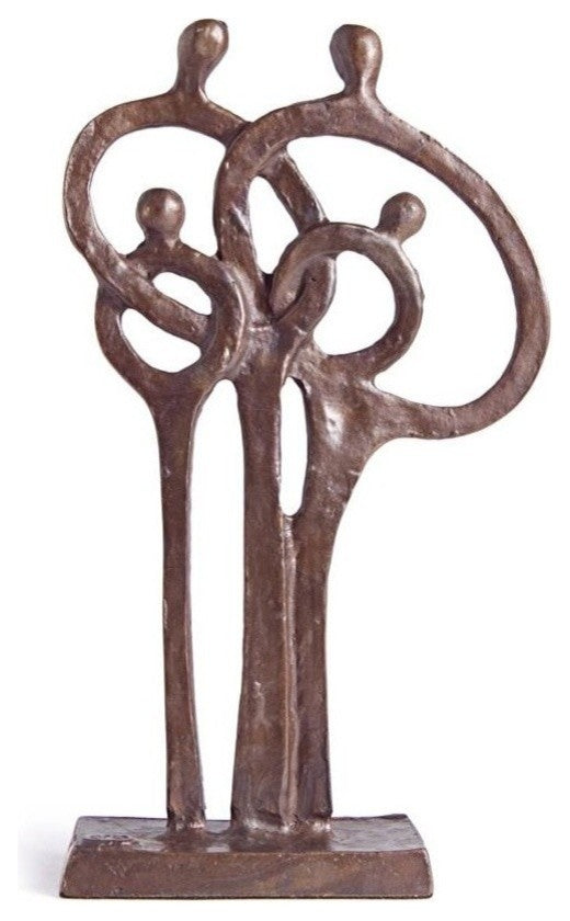 Danya B Family of 4 Ring of Love Bronze