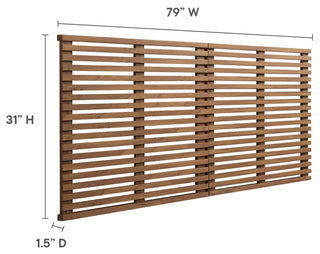 MODWAY Render Wall Mount King Headboard