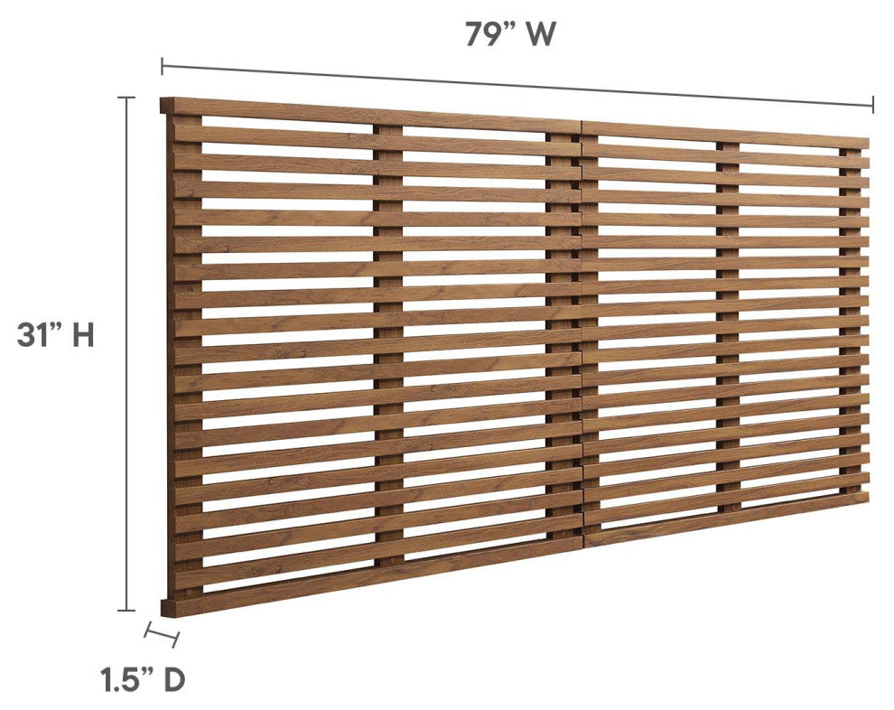MODWAY Render Wall Mount King Headboard