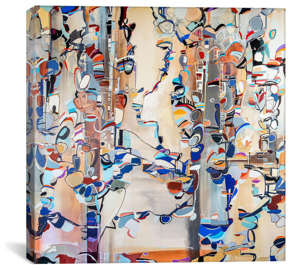 "Ladders Bend" by Rebecca Moy, 26"x26"