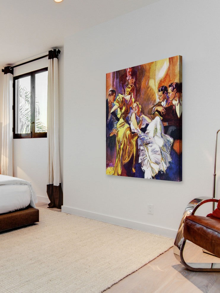 "The Blondes" Painting Print on Wrapped Canvas