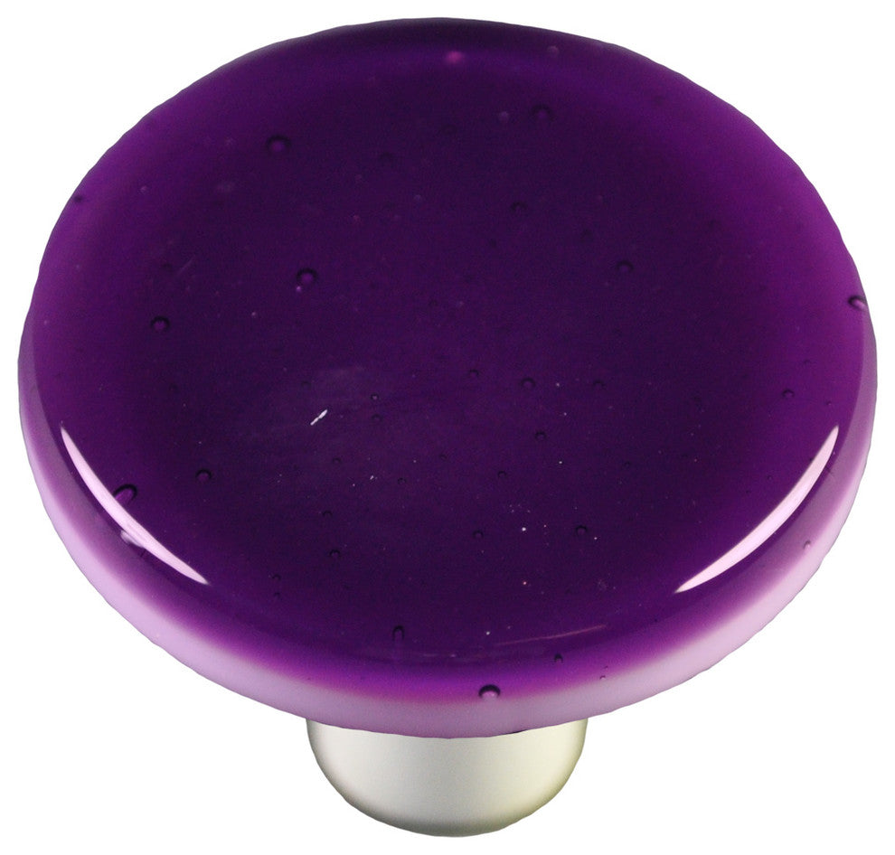 Violet Striker Knob Round, Alum Post