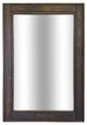 Herringbone Stained Vanity Mirror, Classic Gray, 24"x30", Vertical