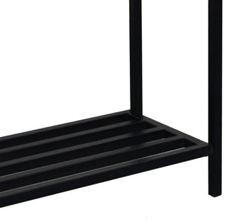 Ryan Console Table - Chestnut/Black