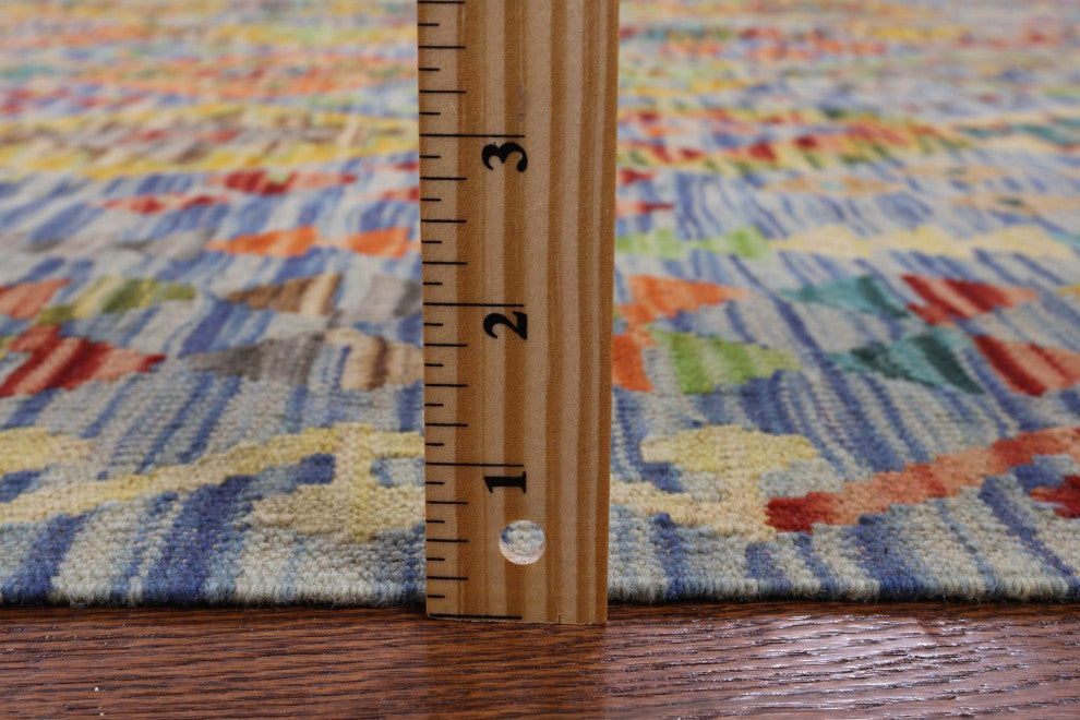 Flat Weave Kilim Reversible Rug 6' 2" X 7' 8" Q8292