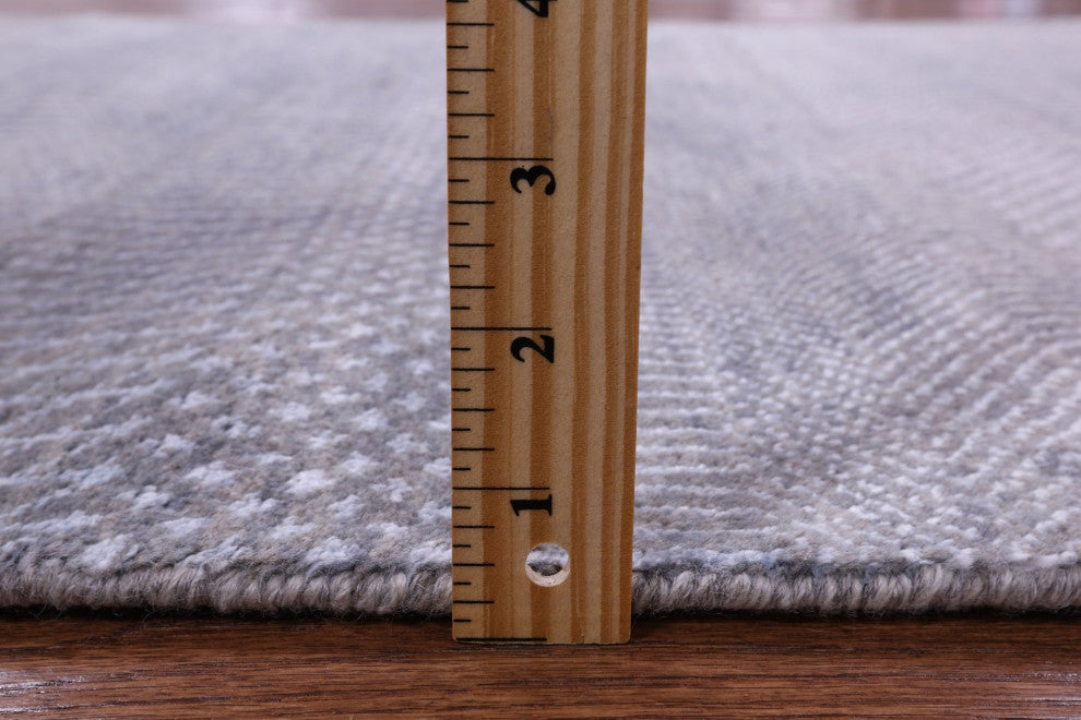 Savannah Grass Handmade Wool and Silk Rug 3' 1" X 4' 11" Q11519