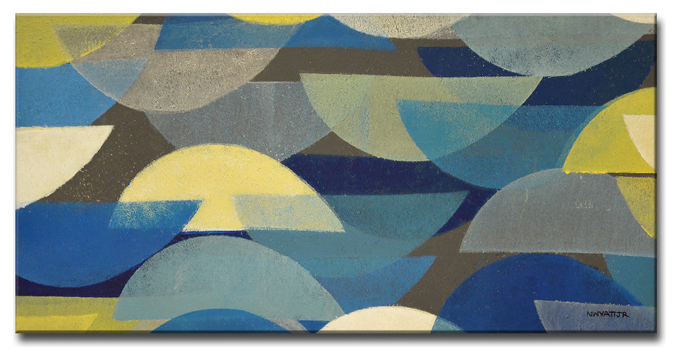 Canvas Art ''Night Travelers'' by Norman Wyatt, Jr., 20"x40 i