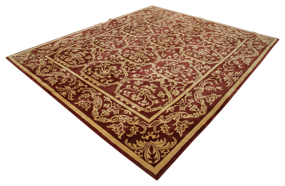 Rug N Carpet - Hand-Knotted Oriental 8' 4" x 10' 0" Decorative Oushak Area Rug