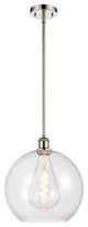 Innovations 516-1S-PN-G122-12 1-Light Mini Pendant, Polished Nickel