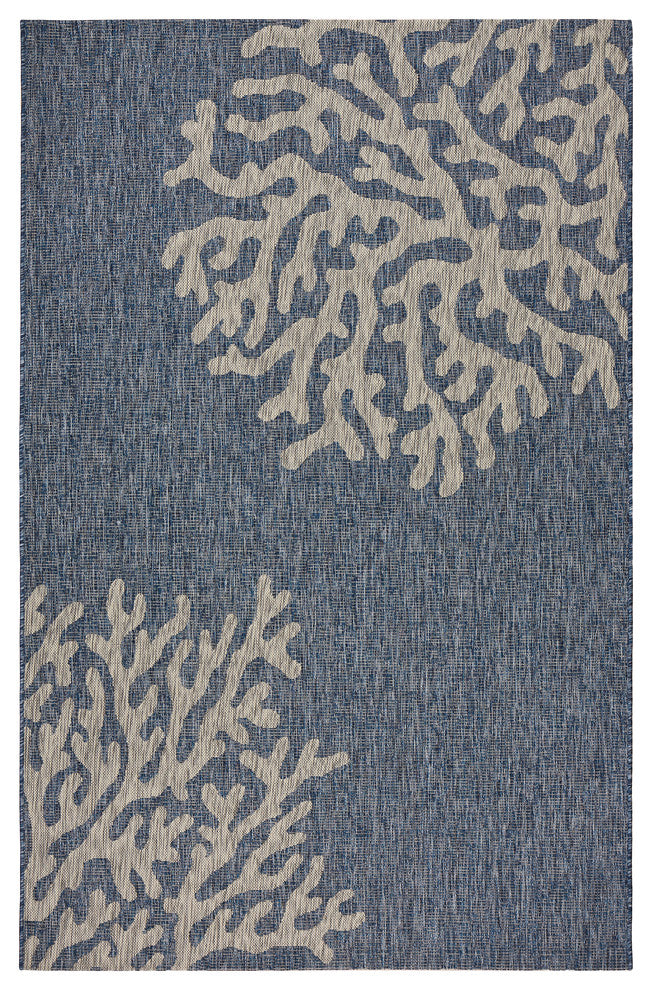 Delicate Reef Area Rug, 7'9"x9'5"