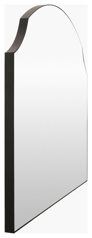 Galey Alix x Livabliss Landon GALA-1001 Mantel Mirror, Black, 38"H x 52"W x 2"D