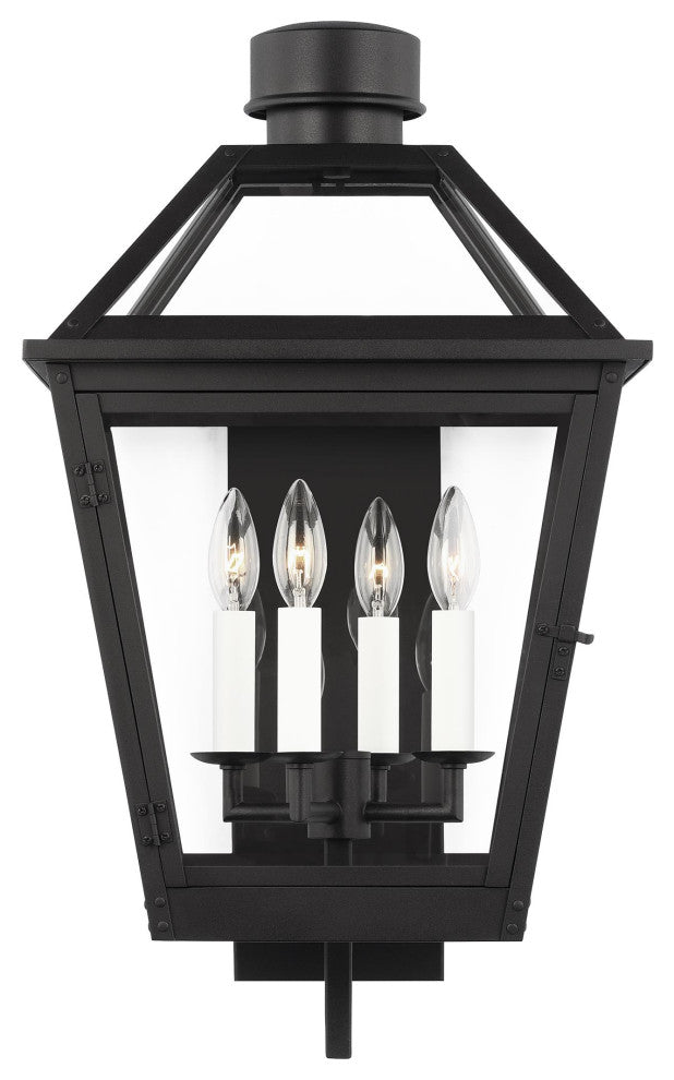 Hyannis Large Lantern, Textured Black