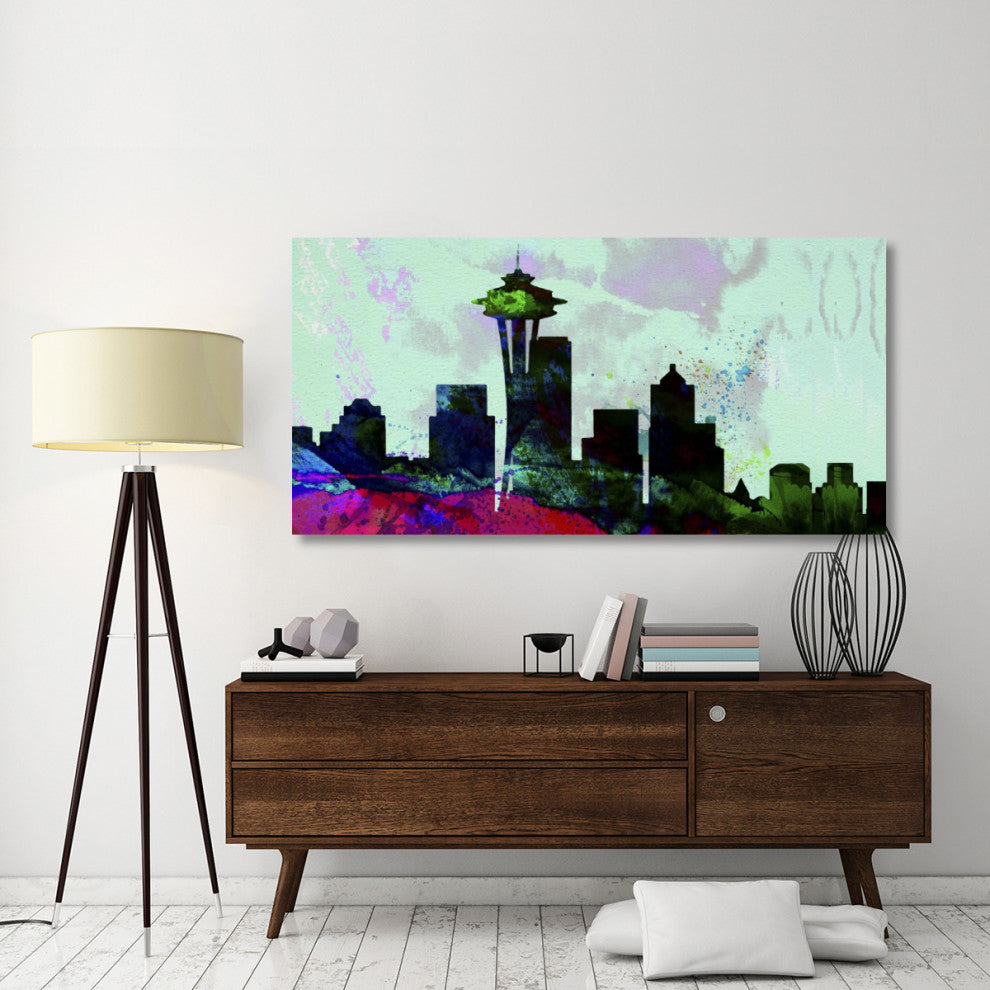 "Seattle City Skyline" Fine Art Print