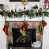 Garland and Christmas Stocking Holder, Gold, 3 Pack