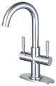 Kingston Brass LS8551DL Concord Two-Handle Bar Faucet, Polished Chrome