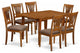7 Pc Kitchen Dinette Set -Kitchen Tables And 6 Kitchen Chairs