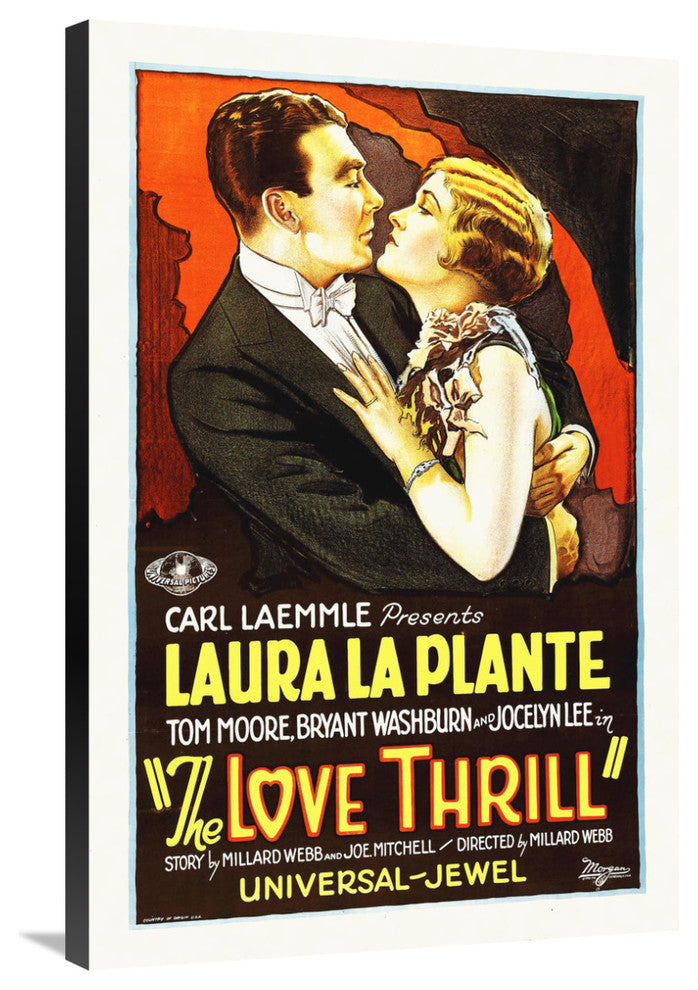 "The Love Thrill" Stretched Canvas Giclee by Hollywood Photo Archive, 24x36"