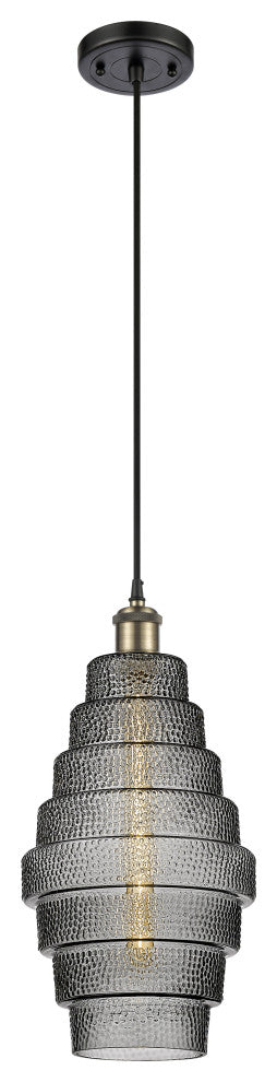 Innovations 516-1P-BAB-G673-8-LED 1-Light Mini Pendant, Black Antique Brass