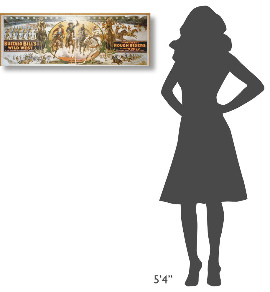 Buffalo Bill's Congress Of Rough Riders Of The World, Banner, 36x13